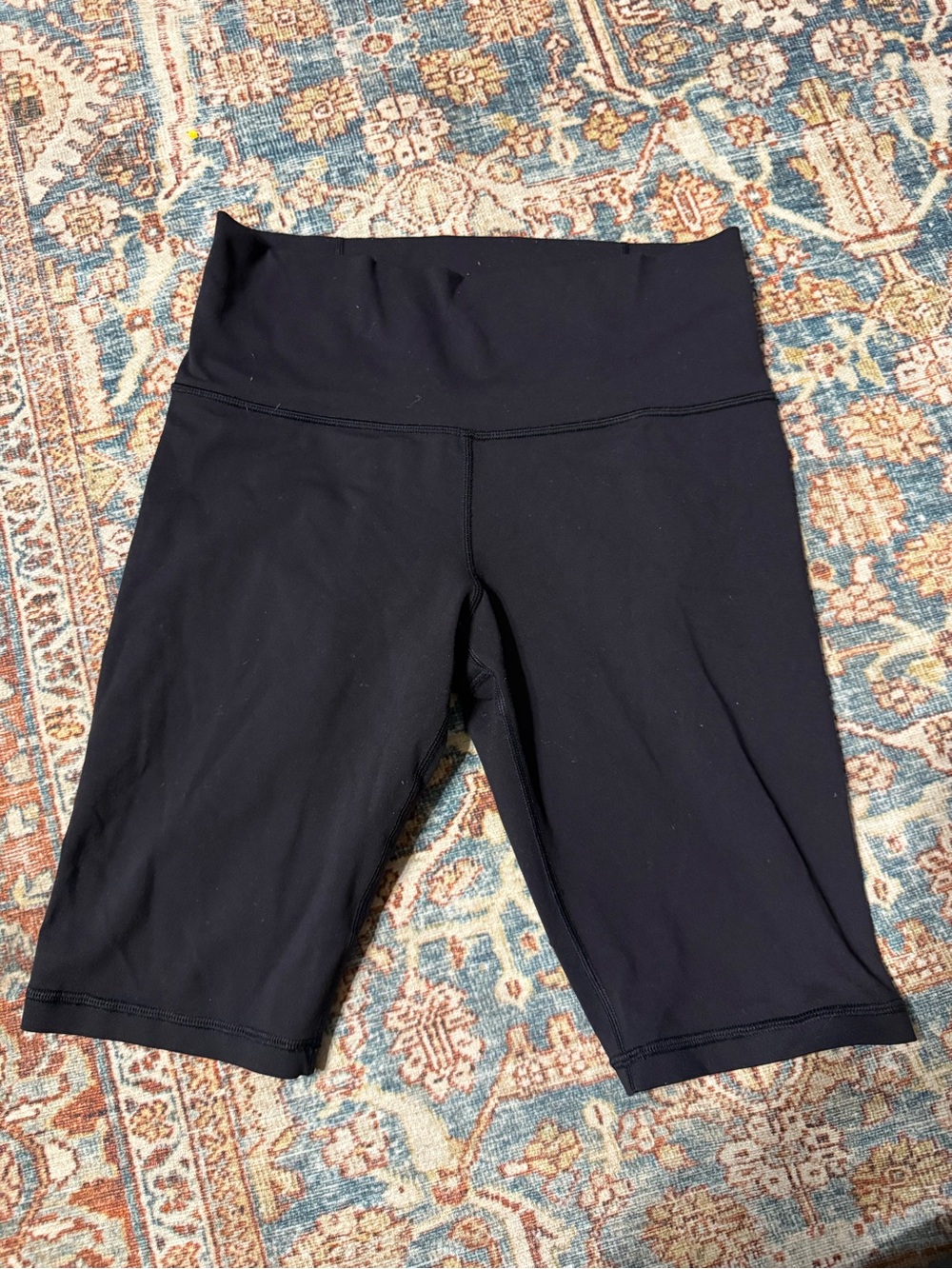 lululemon athletica Black High-Rise Athletic Bike Shorts